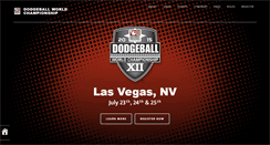 Desktop Screenshot of dodgeballworldchampionship.com